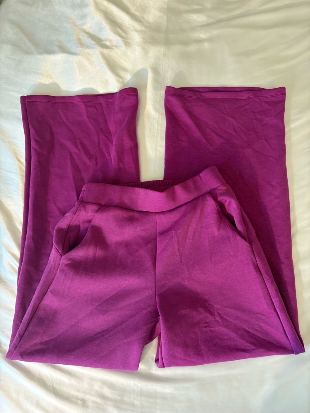 Dear Scarlett Wide Leg Magenta Sweatpants